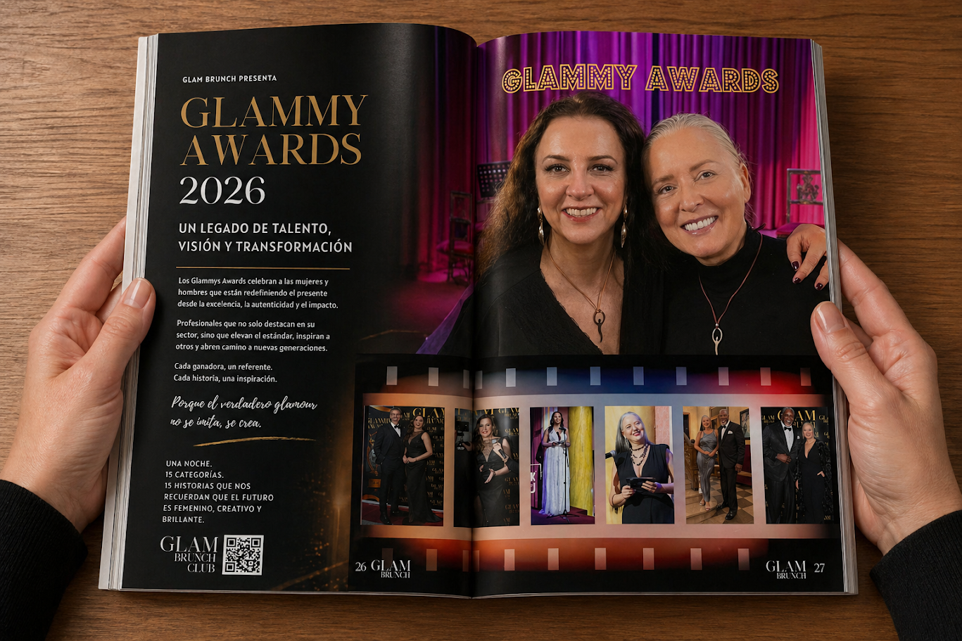 Reportaje GLAMMY Awards 2026 de Glam Brunch Magazine