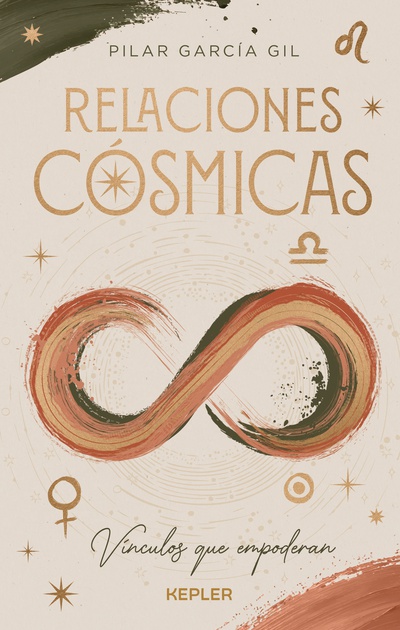 Portada oficial del libro Relaciones Cósmicas de Pilar García Gil
